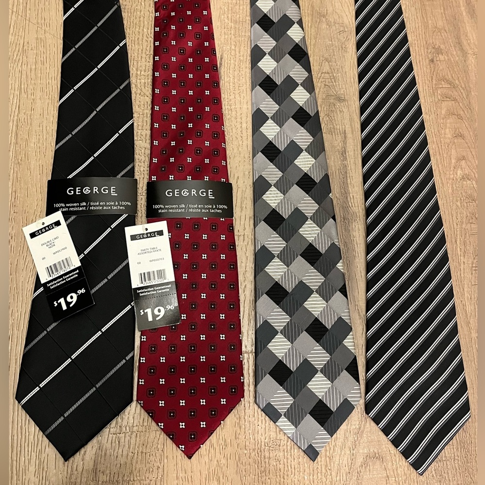 George - 4 total Suit Ties